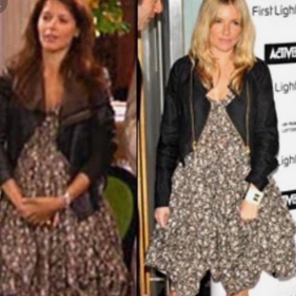 Allsaints x Spitalfields Ditzy Ezra Black Multi Floral Parachute Dress Size 8 - Picture 3 of 16